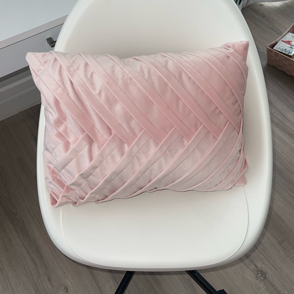 Adorable pink pillow